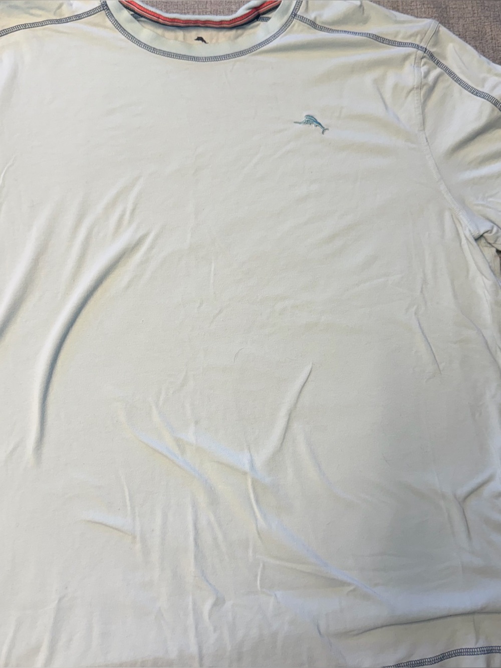Tommy Bahama Light Aqua Shirt-Style Bedding Piece
